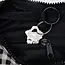 Baggu Small 51" Nylon Crescent Bag Black & White Gingham