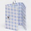 Baggu Snap Wallet Light Blue Gingham