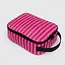 Baggu Lunch Box Pink & Red Painted Stripe