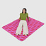 Baggu Puffy Picnic Blanket Pink Lobster