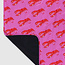 Baggu Puffy Picnic Blanket Pink Lobster