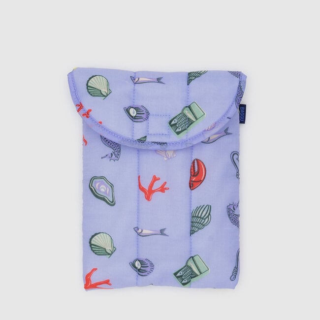 Baggu Puffy Tablet Sleeve 8" Sea Charms