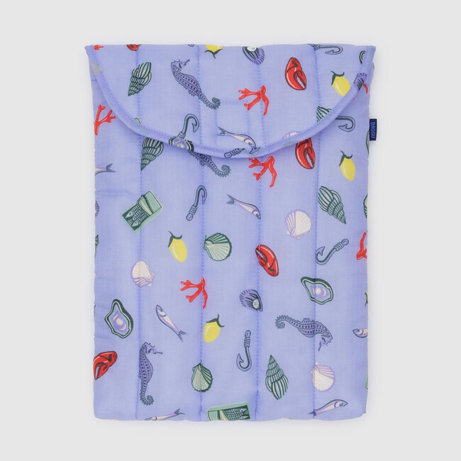 Puffy Laptop Sleeve Sea Charms 13"/14"