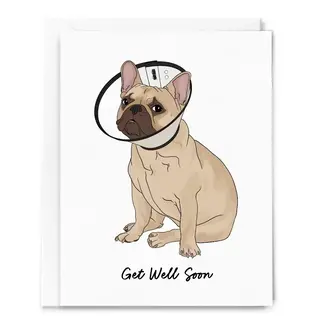Sammy Gorin Get Well Soon Frenchie Card