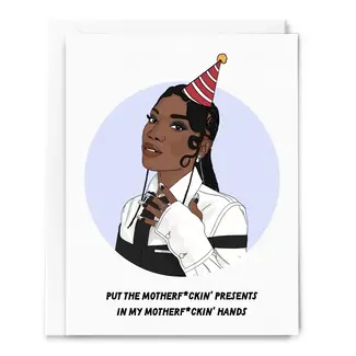 Sammy Gorin Swamp Princess Presents Birthday Card