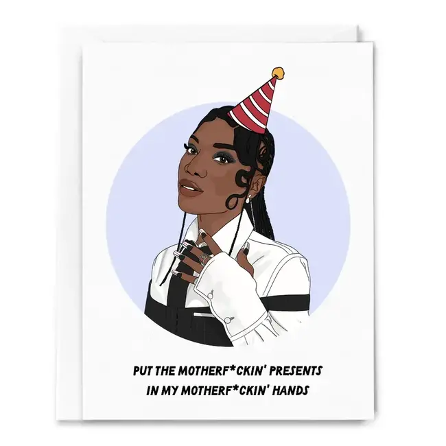 Swamp Princess Presents Birthday Card