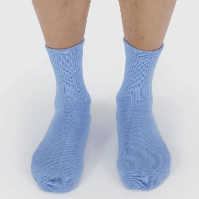 Baggu Ribbed Socks French Blue One Size
