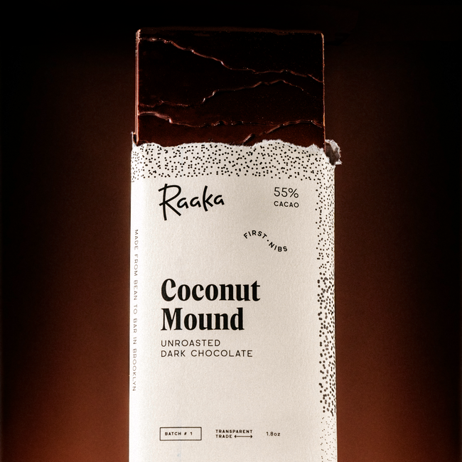 Raaka Chocolate 55% Coconut Mound - Limited Batch