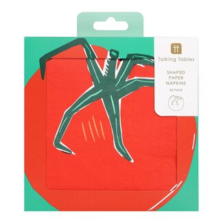 Talking Tables Talking Tables Tomato Shaped Napkins