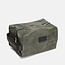 Curated Basics Waxed Canvas Toiletry Bag  Green