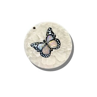 Solar Eclipse Solar Eclipse Monarch Butterfly Compact Mirror