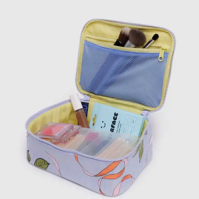 Baggu Small Cosmetic Case Apricots & Ribbons