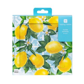 Talking Tables Talking Tables Lemon Paper Napkins