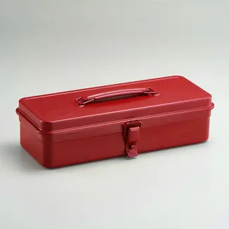 Toyo Toyo Flat Lid Top Handle Toolbox T-320 Red
