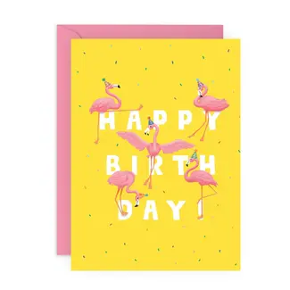 Central 23 Cards Birthday Letters Flamingo Cute Birthday