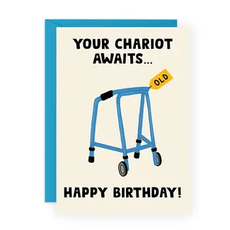 Central 23 Cards Chariot Awaits Funny Birthday