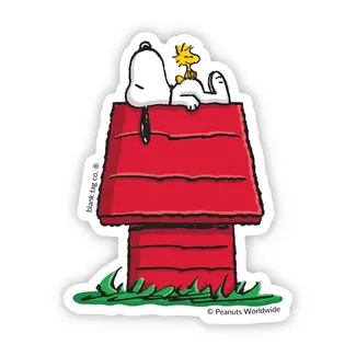 Blank Tag Co. Peanuts® House Snoopy and Woodstock Sticker