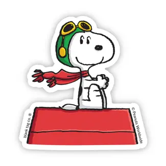 Blank Tag Co. Peanuts® Flying Ace Sticker