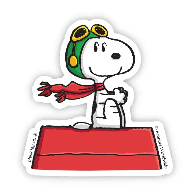 Peanuts® Flying Ace Sticker
