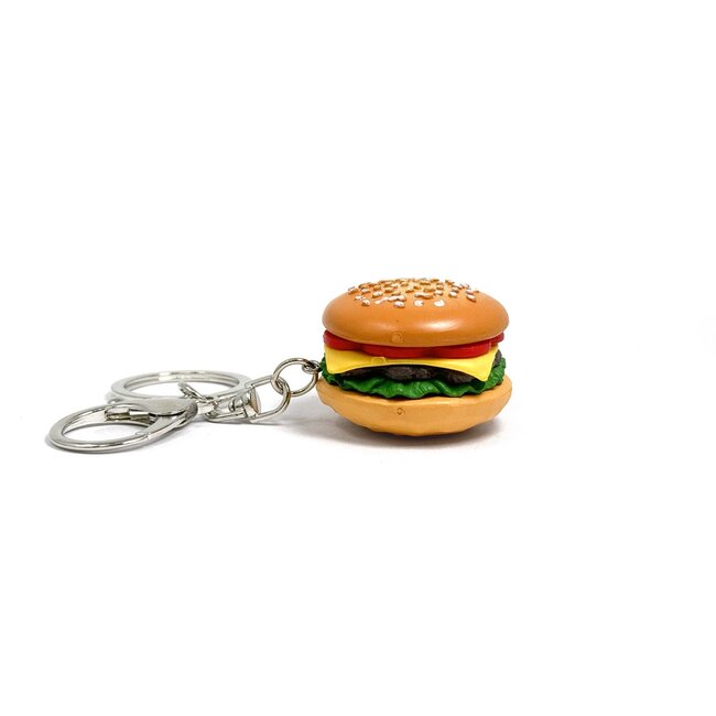 Rainbow Unicorn Cheeseburger Bag Charm