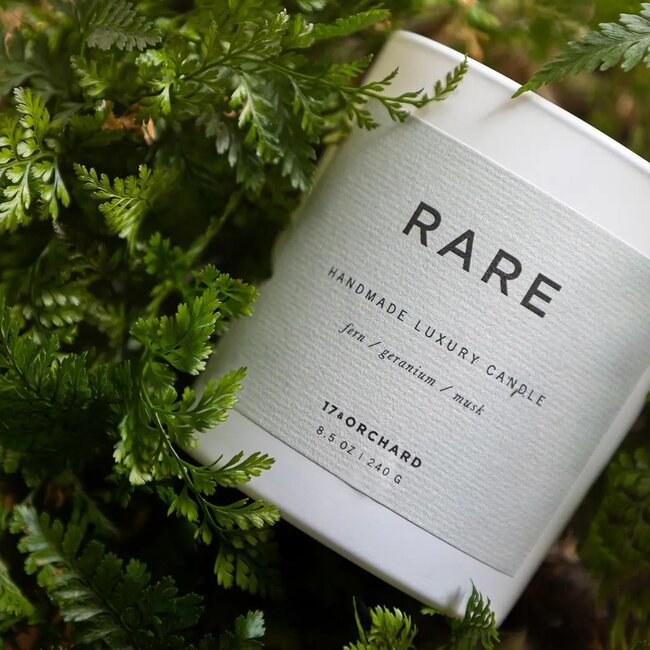 RARE Fern Geranium Musk Floral Jar Candle