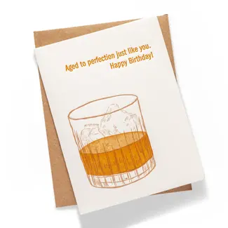 Color Box Design & Letterpress Whiskey Birthday