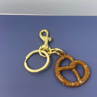 Rainbow Unicorn Birthday Surprise Rainbow Unicorn Salted Pretzel Keychain Bag Charm