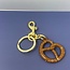 Rainbow Unicorn Salted Pretzel Keychain Bag Charm