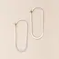 Cosmic Oval Sterling Silver Earring