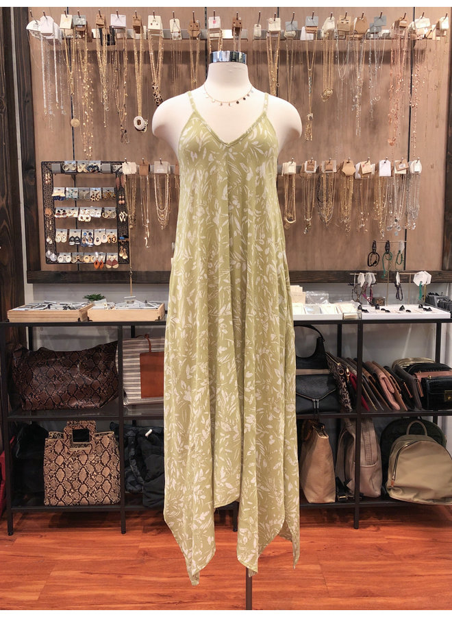 floral handkerchief dress