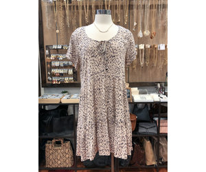 cheetah swing dress