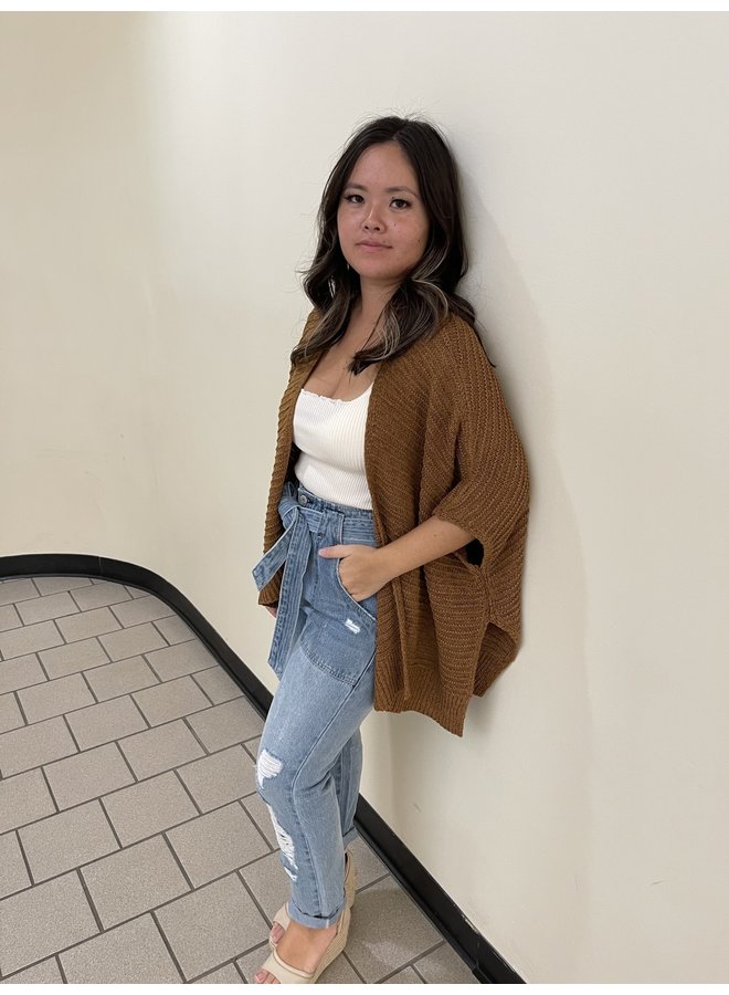 side slit cardigan