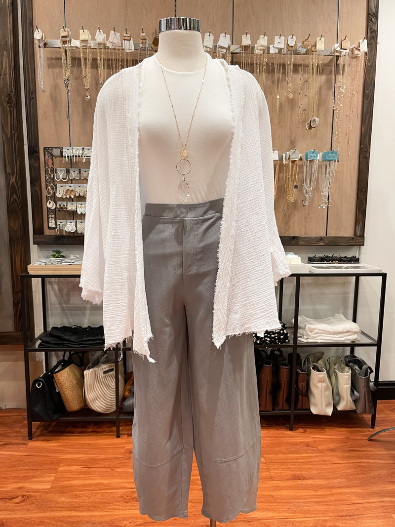 80141 DOUBLE GAUZE JACKET - Adore