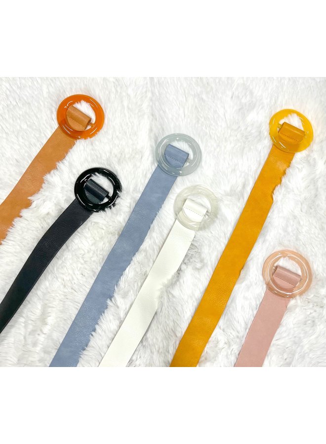 ROUND BUCKLE BELT