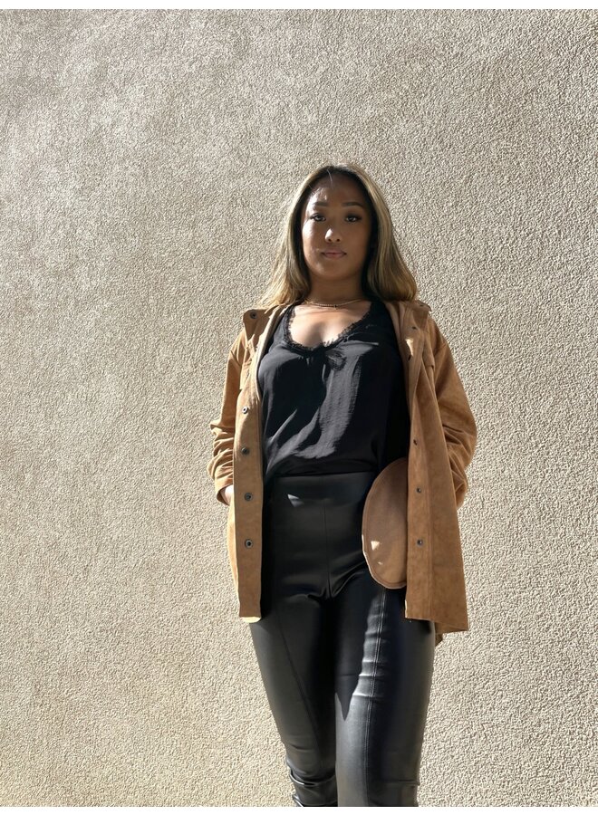 MMP786 FAUX LEATHER PANTS