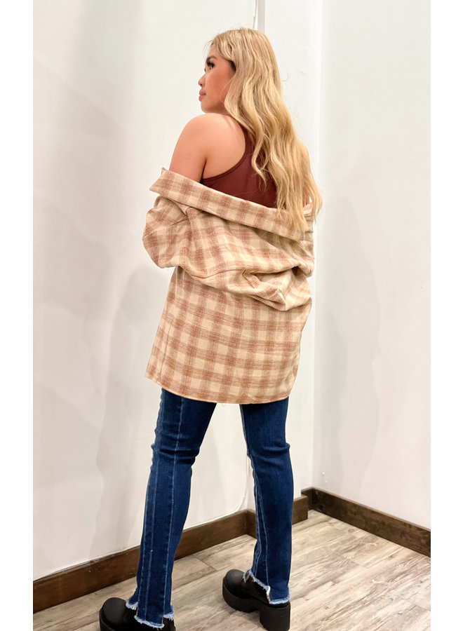 KT-1125-6 FLANNEL BUTTON UP SHIRT
