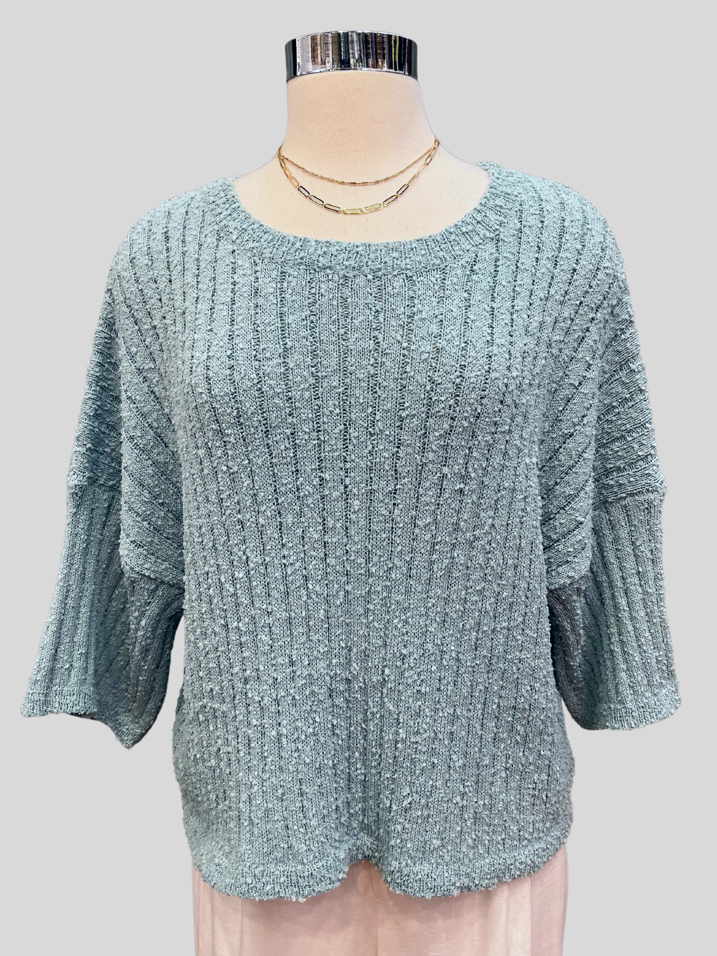 LOOSE KNIT SWEATER TOP