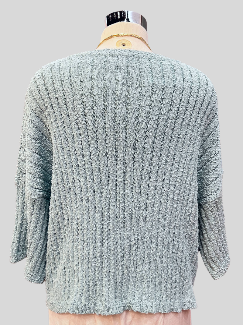 STA662-R LOOSE KNIT SWEATER TOP