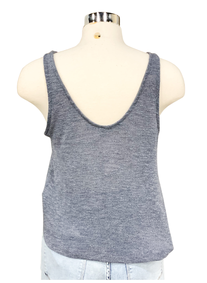 T30794 KNITTED SLEEVELESS TOP