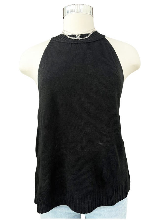 NWT2401 HIGH NECK SWEATER TANK