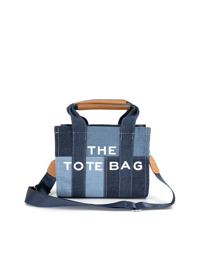 DENIM PATCH TOTE BAG