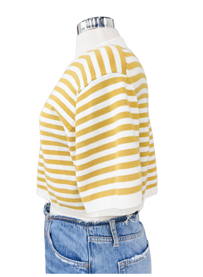 T2847 S/S STRIPED TOP