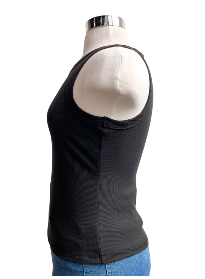 T31049 RIB JERSEY TANK TOP