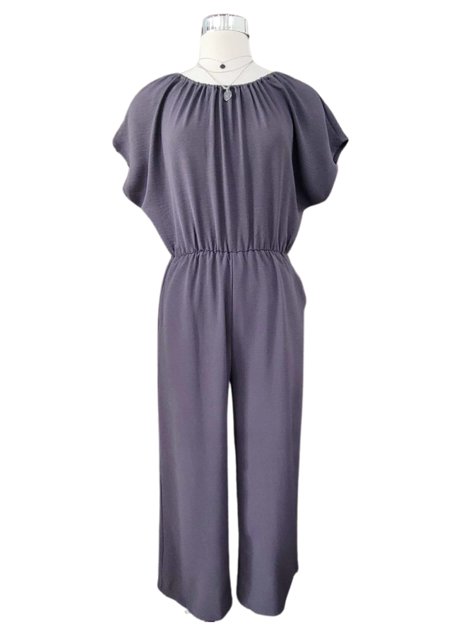 AM3869 S/S JUMPSUIT