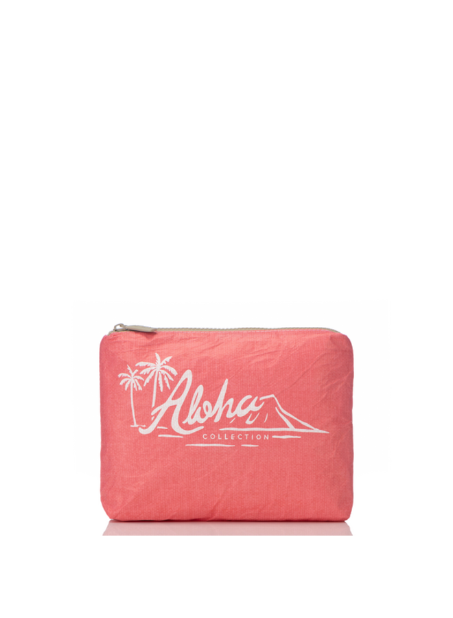 ALOHA COLLECTION SMALL VINTAGE ALOHA LOGO RED