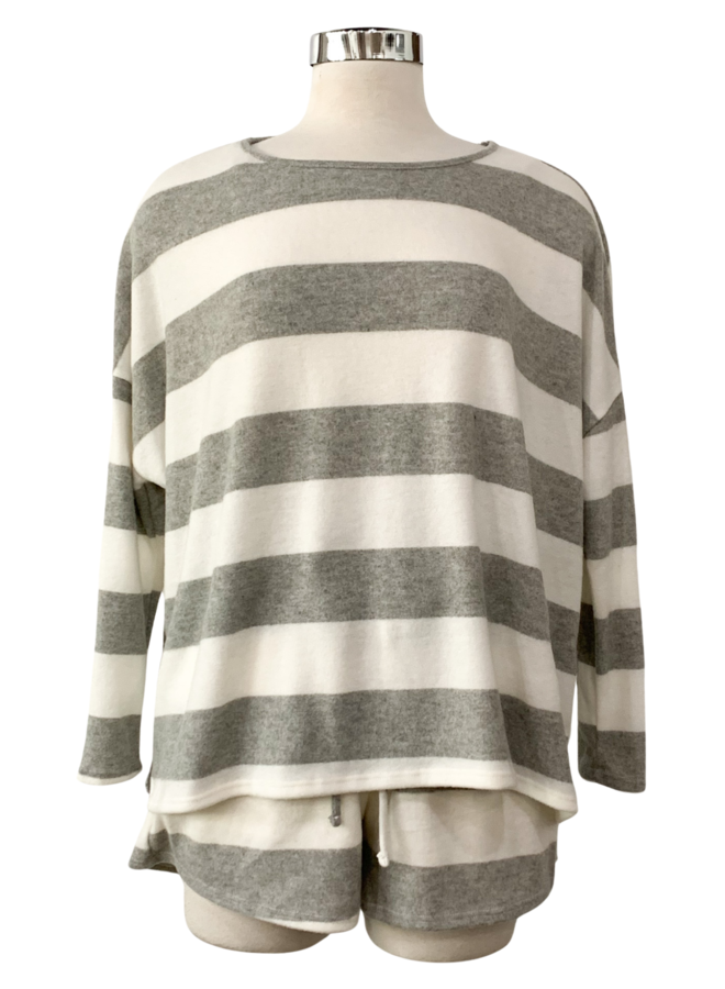 AT1107-3 L/S STRIPED TOP