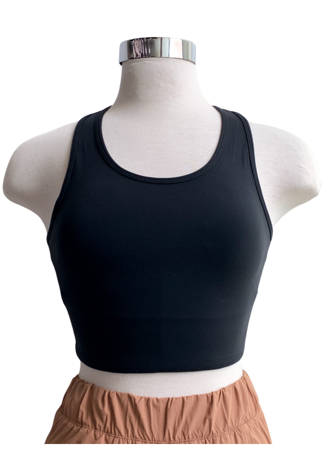 AT8098 RACER FITTED CROPPED TANK