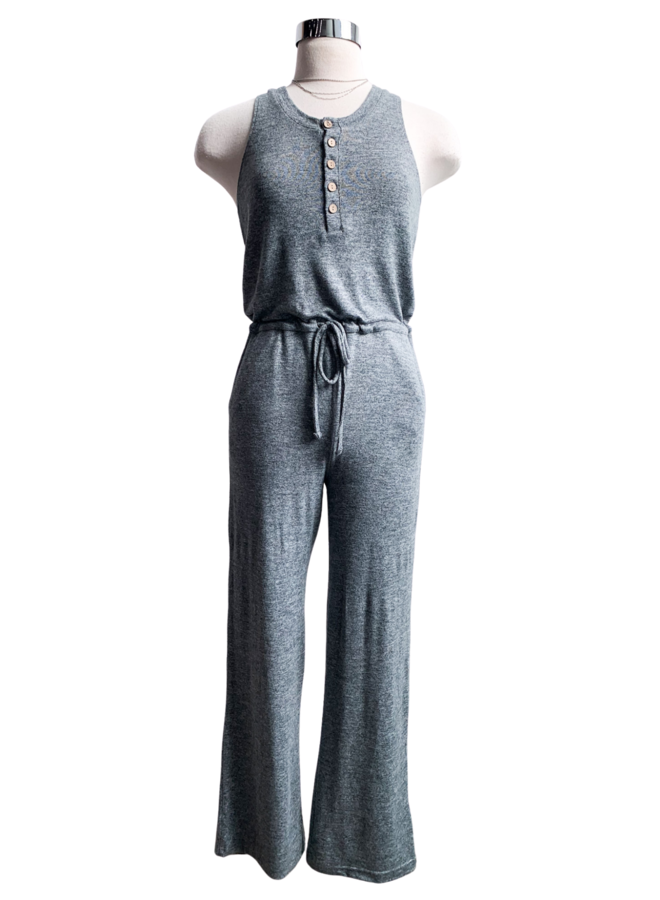 BRUSHED LOUNGE JUMPSUIT *2 colors available*