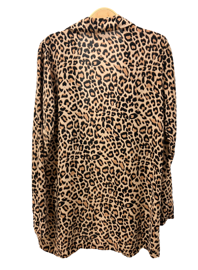 ADORE'D 2107-165LJH LEOPARD LIGHTWEIGHT BLAZER - Adore