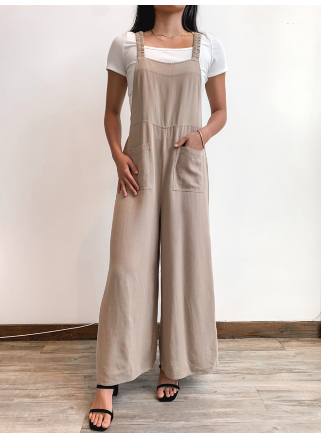 WIDE LEG OVERALL